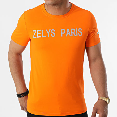 Zelys Paris - Tee Shirt Réfléchissant Kevin Orange
