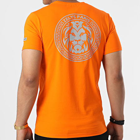 Zelys Paris - Camiseta reflectante naranja Kevin