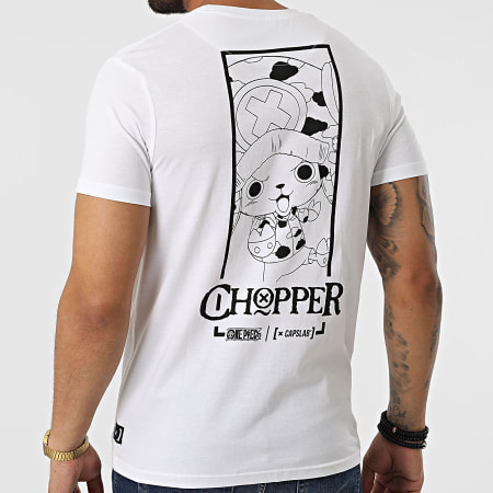Capslab - Camiseta Chopper CL-OP1-1-TSC Blanca