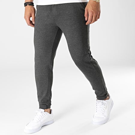 Frilivin - Pantalon Chino Slim Gris Anthracite Chiné