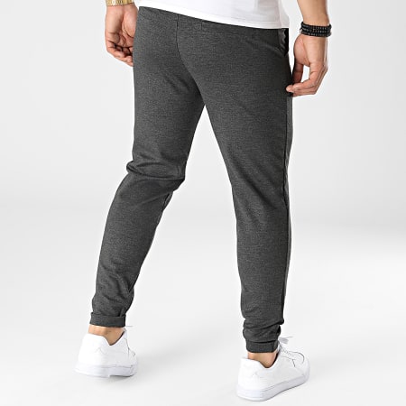 Frilivin - Pantalon Chino Slim Gris Anthracite Chiné