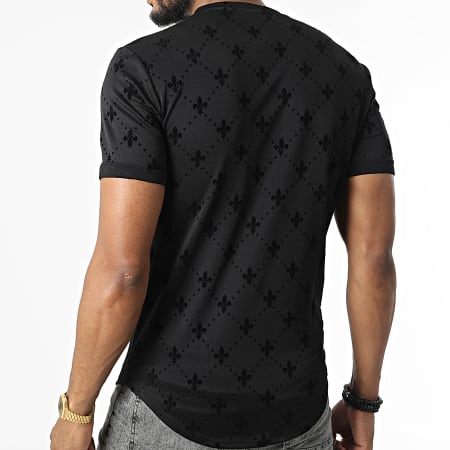 Frilivin - Tee Shirt Oversize à Carreaux Noir