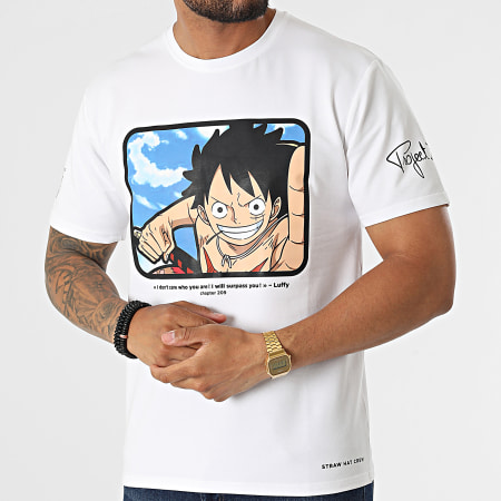 Project X Paris - Tee Shirt One Piece Luffy 2110184 Blanc