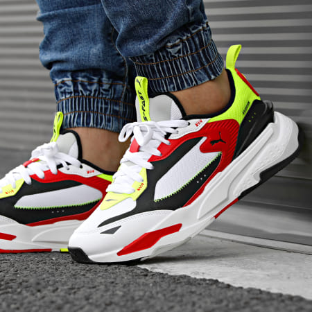 Puma - Baskets RS Fast Limiter 385043 White High Risk Red Black