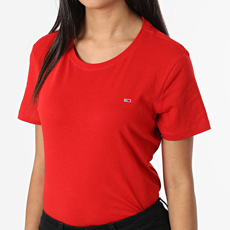 Tee shirt tommy clearance rouge femme
