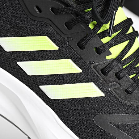 Adidas Performance - Duramo 10 Zapatillas GW4078 Core Negro Calzado Blanco Acid Yellow