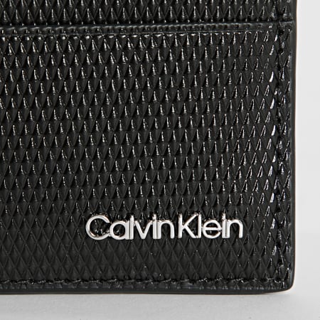 Calvin Klein - Estuche para tarjetas Minimalism 9188 Negro