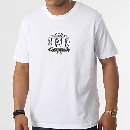 My Hero Academia - Oversize Camiseta Large UA Highschool Blanco
