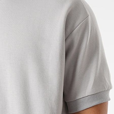 Frilivin - Conjunto de camiseta gris y pantalón corto de jogging