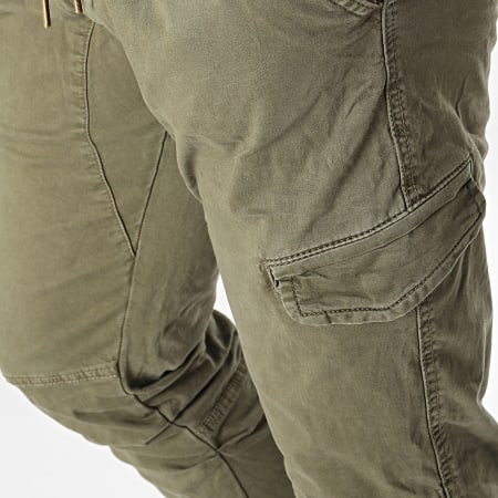 Indicode Jeans Levi Pantalones cargo Caqui Verde Ryses