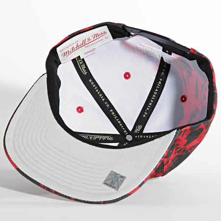 Mitchell And Ness - Casquette Snapback Down For All Chicago Bulls Noir Rouge