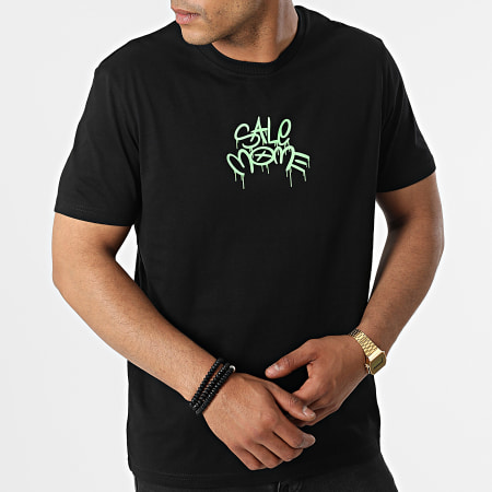 Sale Môme Paris - Camiseta Toto Negro Verde Fluo