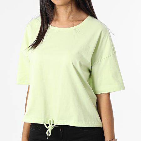 Noisy May - Camiseta de mujer Crop Duru Green