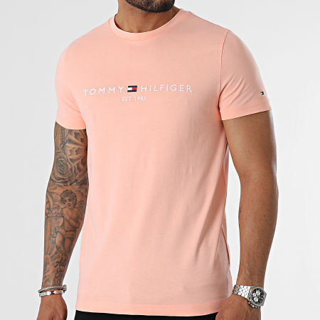 Tommy Hilfiger - Tee Shirt Tommy Logo 1797 Rose Clair