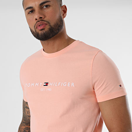 Tommy Hilfiger - Tee Shirt Tommy Logo 1797 Rose Clair