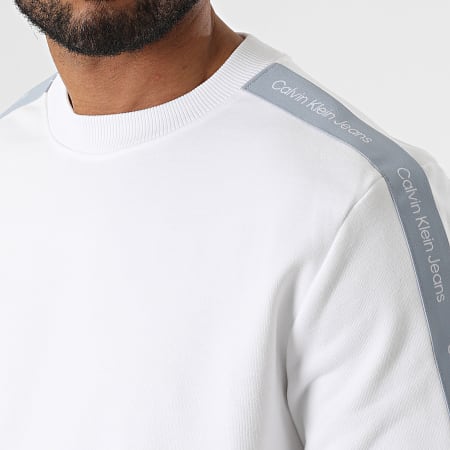 Calvin Klein - Camiseta de tirantes con cuello redondo en contraste 0037 Blanco