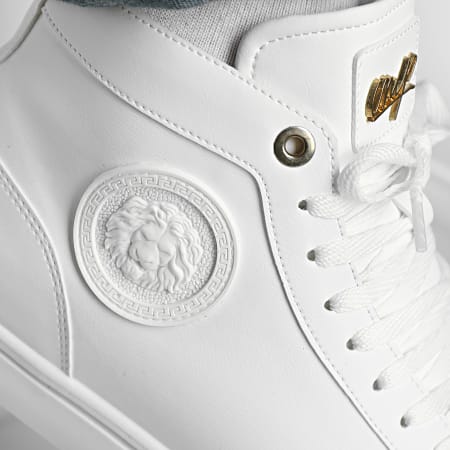 Classic Series - CMS-86 Leone Sneakers in oro bianco