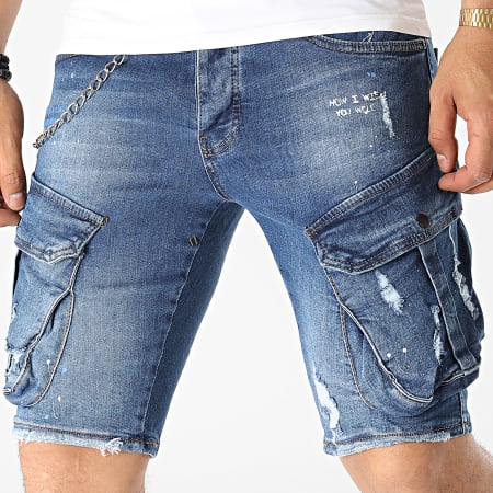 Classic Series - Pantaloncini di jeans 15383 Blu Denim