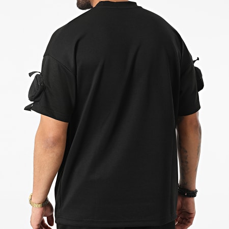Classic Series - Camiseta Corta Conjunto Jogging Y022UST Negro