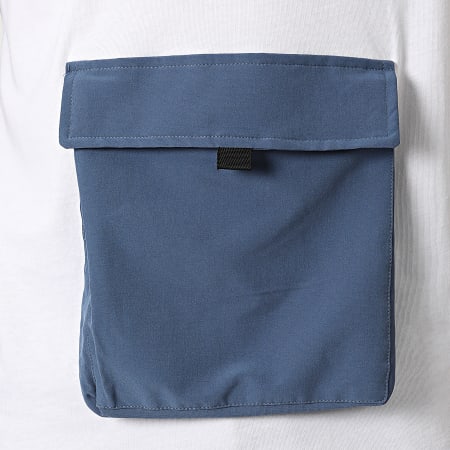 Classic Series - Ensemble Tee Shirt Pantalon Cargo F22-907T Blanc Bleu Clair