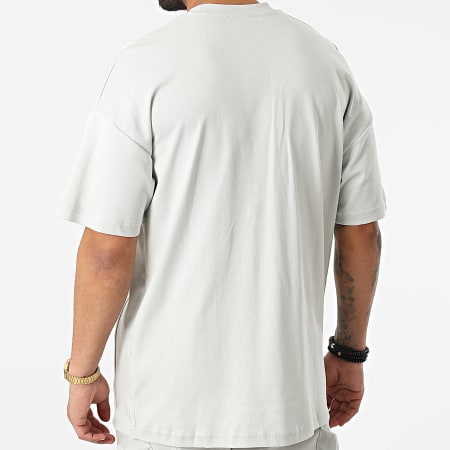 Classic Series - Oversize Jogging Short Camiseta Set Y258UST Gris
