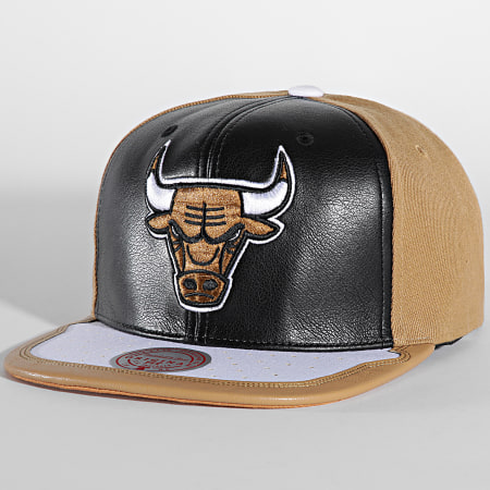 Mitchell And Ness - Casquette Snapback Day One Chicago Bulls Noir Camel
