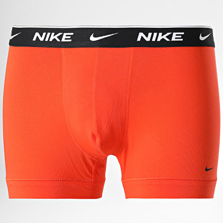 Nike - Lot De 3 Boxers Every Cotton Stretch KE1008 Noir Violet Orange