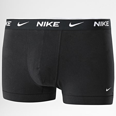 Nike - Confezione da 3 boxer in cotone elasticizzato KE1008 nero viola rosso