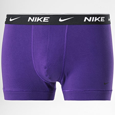 Nike - Lot De 2 Boxers Everyday Cotton Stretch KE1085 Violet Noir