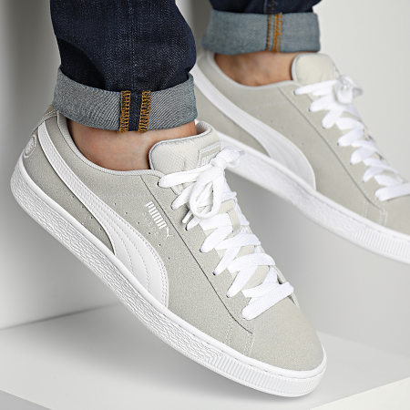 Chaussure puma suede blanche cheap