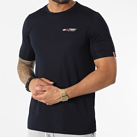 Tommy Hilfiger - Maglietta Essentials Training Big Logo 2737 Blu navy