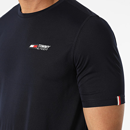 Tommy Hilfiger - Tee Shirt Essentials Training Big Logo 2737 Bleu Marine