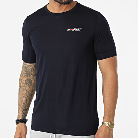 Tommy Hilfiger - Tee Shirt Essentials Training Big Logo 2737 Bleu Marine