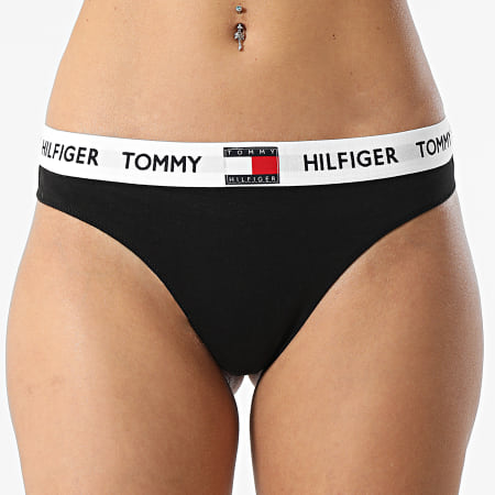 Tommy Hilfiger - Tanga para mujer 2198 Negro