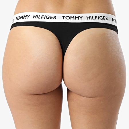 Tommy Hilfiger - Tanga para mujer 2198 Negro