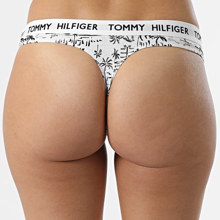 Tommy Hilfiger - Tanga Mujer Print 2200 Blanco