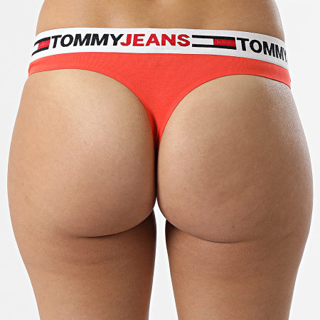 Tommy Jeans - Tanga para mujer 3529 Naranja