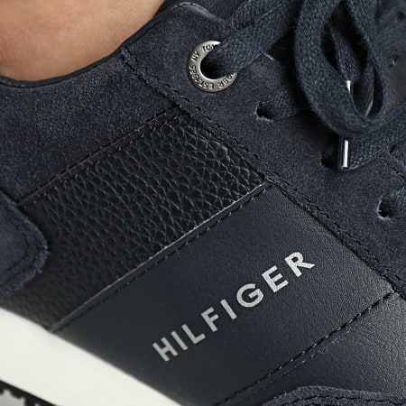 Tommy Hilfiger - Iconic Leather Suede Mix Runner 0924 Midnight Sneakers