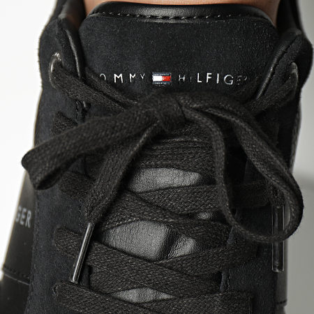 Tommy Hilfiger - Baskets Iconic Leather Suede Mix Runner 0924 Black