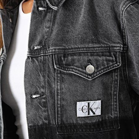 Calvin Klein - Giacca di jeans da donna 9211 Grigio