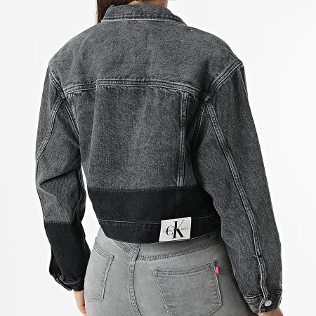 Calvin Klein - Giacca di jeans da donna 9211 Grigio