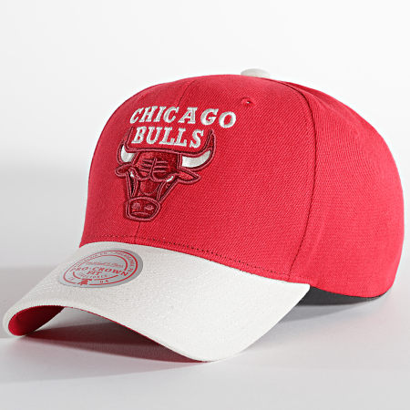 Mitchell and Ness - Gorra Chicago Bulls Off Team Snapback Rojo