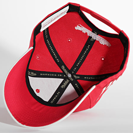 Mitchell And Ness - Casquette Snapback Off Team Miami Heat Rouge
