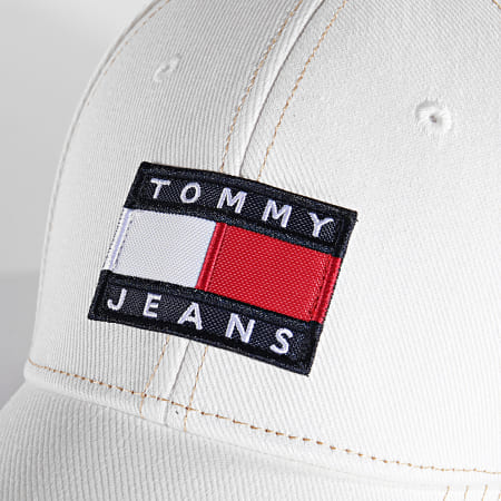 Tommy Jeans - Cappello donna in denim 9585 Bianco