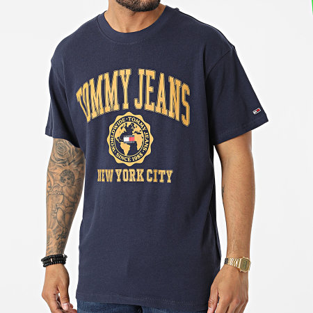 Tommy Jeans - Maglietta Logo College 4025 Navy