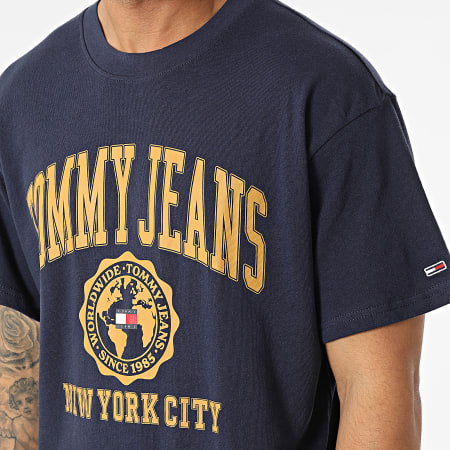 Tommy Jeans - Maglietta Logo College 4025 Navy