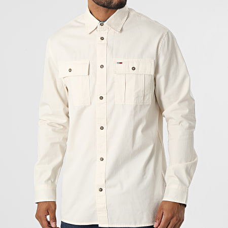 Tommy Jeans - Surchemise Essential Twill 4174 Beige