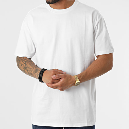 Urban Classics - Lote de 2 Camisetas Oversize PP1778 Blanco Negro
