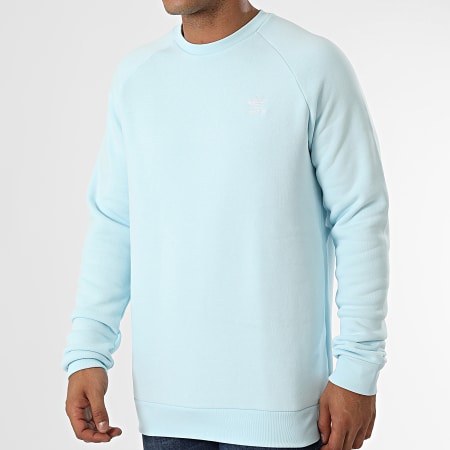 Adidas Originals - Sudadera Essential de cuello redondo HJ7990 Azul claro