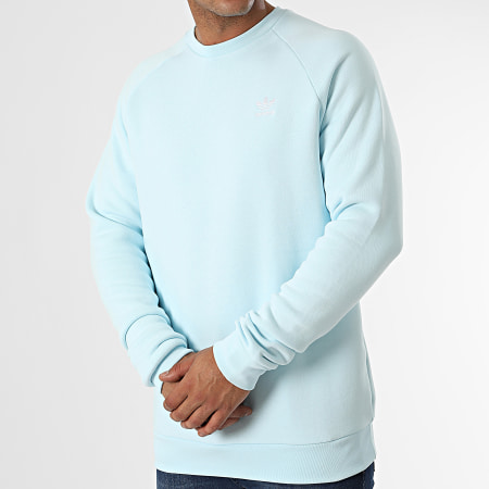 Adidas Originals - Sudadera Essential de cuello redondo HJ7990 Azul claro